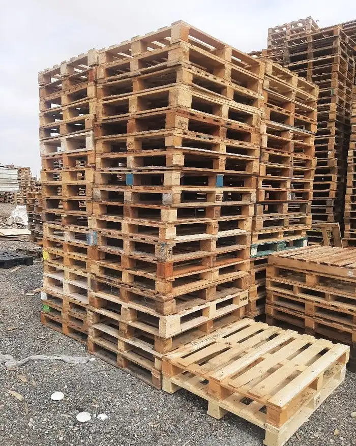 Price offers for used wooden pallets and industrial wood waste